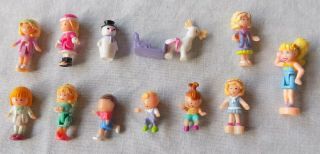 Vintage Polly Pocket Bundle with Figures and Other Items 3