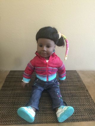 African American Girl 1 Doll Black Hair In