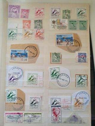 Gb Locals Lundy Selection Of Stamps,  And Covers.  Odd Duplication (71)