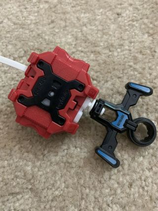 Takara Tomy Beyblade Burst Lr Rip Cord Bey Launcher Dual Spin Launcher Red