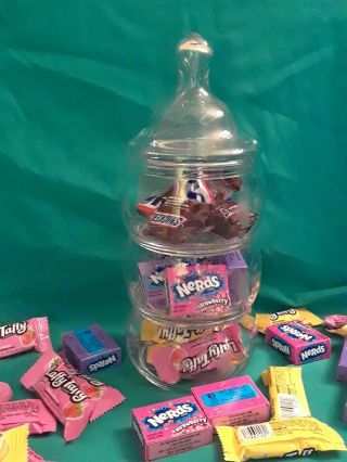 Princess House Heritage Stackable 3 Tier Candy Dish With Lid