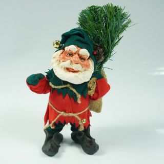 Simpich Elf Doll “klause” Santa Claus Christmas Holiday Figure