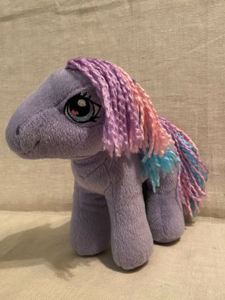 Hasbro 2004 My Little Pony 9 " Mlp Tink A Too Wedding Bells Purple Plush Horse