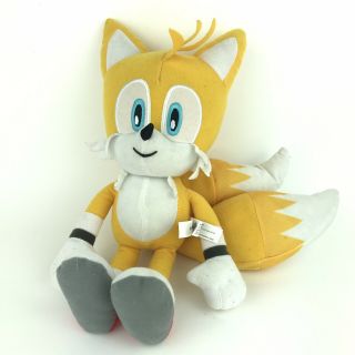 Sonic The Hedgehog Tails 12 " Plush Yellow Stuffed Animal Toy Factory 2018 Sega