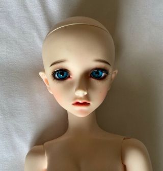 Recast Bjd 1/3 Scale With Gorgeous Face Up,  Heeled Feet And Jointed Hands