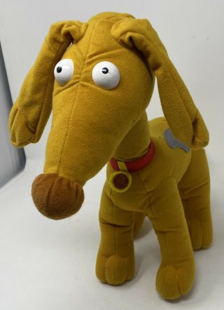 Vintage 90s Nickelodeon Rugrats Spike Dog Plush 13 " Rugrats Spike