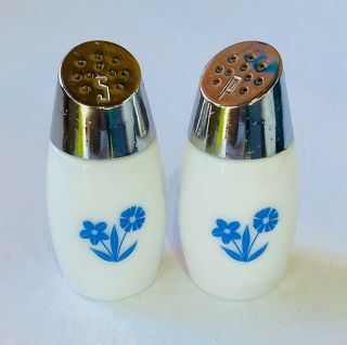 Vintage Cornflower Blue Westinghouse Gemco Salt & Pepper Shakers