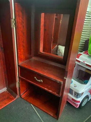 Rare American Girl Doll Trunk with Wood Murphy Bed 3