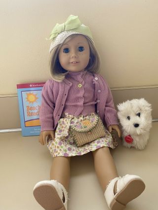 American Girl Doll Kit Kittredge In Meet Outfit With Accessories