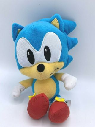 Official Sega 8” Sonic The Hedgehog Classic Sonic Plush Toy Doll 2019