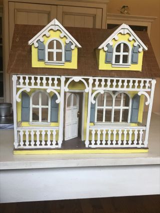 Vintage Wood Doll House Circa 1990 