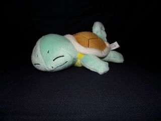 Tomy Pokemon Plush Toy Doll Sleeping Squirtle Gamestop Exclusive
