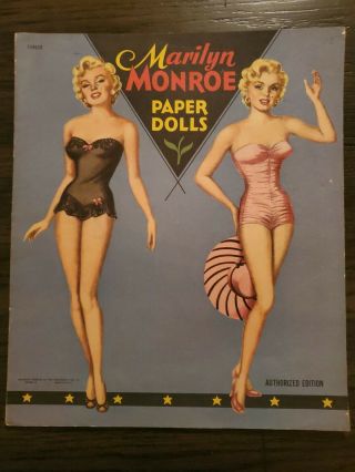 Paper Dolls Vintage,  Marilyn Monroe,  1953 By Saalfield