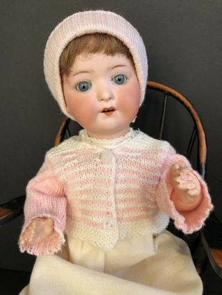 Antique German 12” Heubach Koppelsdorf 320 Bisque Head Baby Doll