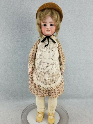 24 " Antique Bisque Head & Composition German Cm Bergmann Simon & Halbig Doll Tlc