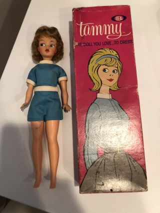 Vintage Tammy Doll With Outfit And Shoes