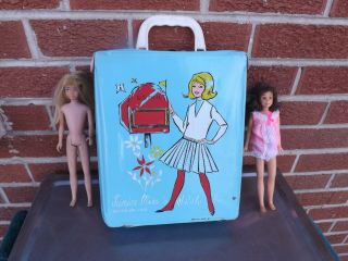 Vintage Mattel 1963 Skipper Doll W/case Clothing & Accessories Scooter Doll