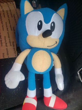 Toy Factory 12” Sonic The Hedgehog Soft Plush Stuffed Toy Sega