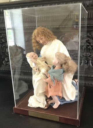 Ashton - Drake Jesus - Let The Little Children Come To Me In 19 " Display Case - 3pc