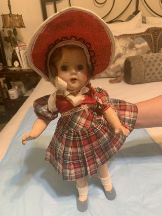 Sweet Antique Compo.  Doll Marked,  X In A Circle?