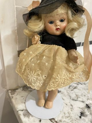 Vintage 1950’s Ginny Doll Painted Lashes With Tagged Clothing