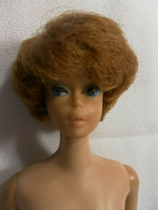 VINTAGE 1958 BARBIE 1962 MIDGE DOLL BUBBLE CUT RED HEAD W/ SEQUINED OUTFIT, 3