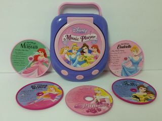 Disney Princess Music Player And 5 Princess Discs 2004 Readers Digest.  Look.
