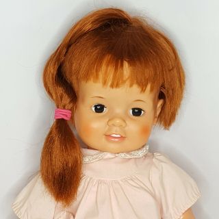 Baby Crissy Doll Growing Red Hair Life Size 9 Month Old Ideal 1972 24 "