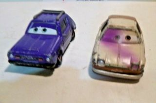 Disney Pixar Cars J.  Curby Gremlin & Pacer Diecast Metal Cars