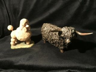 Border Fine Arts Poodle And Cow
