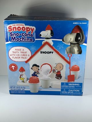 The Snoopy Sno - Cone Machine Peanuts Cra - Z - Art 2015 Snow Cone