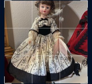 Madame Alexander Little Women Jo Goes To York Red Coat White Dress Shoes