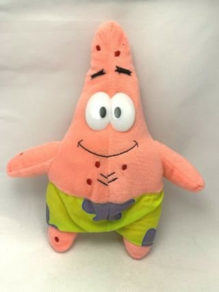 Nanco Spongebob Squarepants Patrick Star Plush Toy 11 " Stuffed Doll Flawed