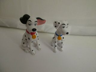 Disney’s One Hundred And One Dalmations Figures Pvc Pongo And Perdita W/collars