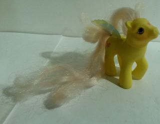 Mlp My Little Pony Summer Wings Little Flitter 1988 Mini Shape Hasbro