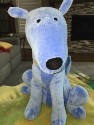 Mac Clifford The Big Red Dog Blue Stuffed Animal Plush Greyhound Kohls Cares Euc