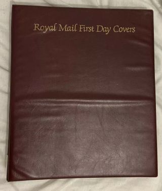 First Day Covers Job Lot In Album X50.  1980s