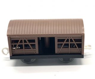 Thomas & Friends Train Trackmaster Tomy Brown Livestock Cattle Car