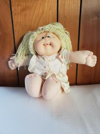 1978 1983 Cabbage Patch Kids Doll Blonde Hair Blue Eyes
