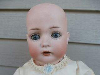 Antique German Bruno Schmidt Bisque Head Character Doll Bsw - 16 ",  Toddler