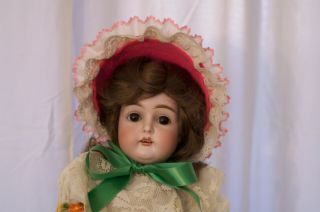 Eyes open and close on restored antique bisque doll 2