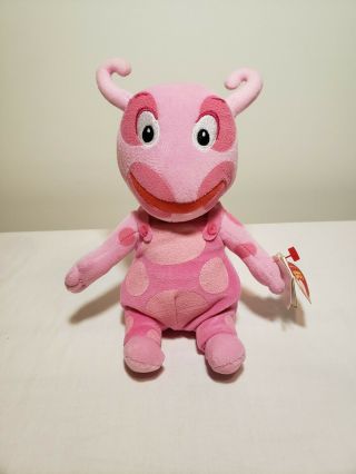 Ty Uniqua 8 " Plush Pink The Backyardigans Stuffed Toy Character