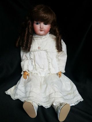 Armand Marseille Antique 24 " German Doll Princess 2 Mark Bisque Head Compo Body