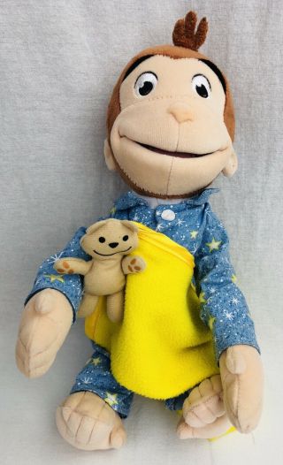Gund Curious George Universal Studios Pajamas Plush Stuffed Animal Monkey