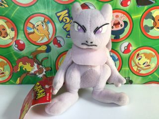 Pokemon Plush Mewtwo Hasbro 1999 Bean Bag Doll Stuffed Figure Toy Usa Seller