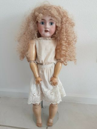 Antique Kley &hahn (k&h) 250 5 1/4 Walkure,  Germany Doll,  27 "