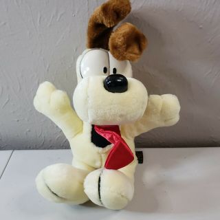 1996 Odie Plush Stuffed Animal Toy Garfield 24k Polar Puff Vintage 15 " Yellow