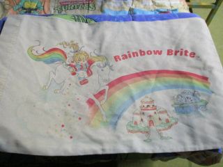 Rainbow Brite Vintage 1983 Twin Sheet Set,  6 Curtains With Tie Backs & Comforter