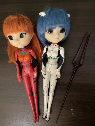 Pullip Doll Set Neon Genesis Evangelion Rei Ayanami Asuka Langley