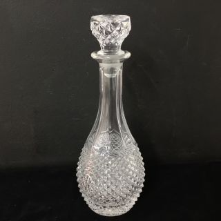 Tall Crystal Sherry Decanter 31cm With Crystal Stopper 404